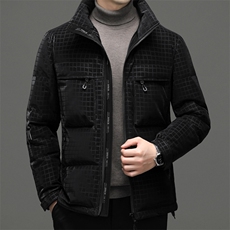 BJY15336钱塘2020-2冬季厚款商务休闲百搭中年男士羽绒服P300，男装羽绒服，钱塘207-2