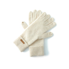 秋冬季35%羊绒保暖舒适无压感简约字母款手套，手套，轩妮羊绒