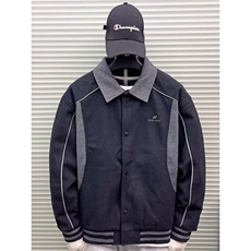 W9558-P65网图现货美式高街撞色拼接毛呢棒球服夹克外套，男装夹克，星座1608-2