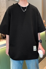 T902P30重磅350克休闲时尚潮牌半袖男士宽松T恤短袖上衣，男装T恤，电商A026-1
