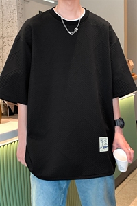 T902 P30 重磅350克休闲时尚潮牌半袖男士宽松T恤短袖上衣图片