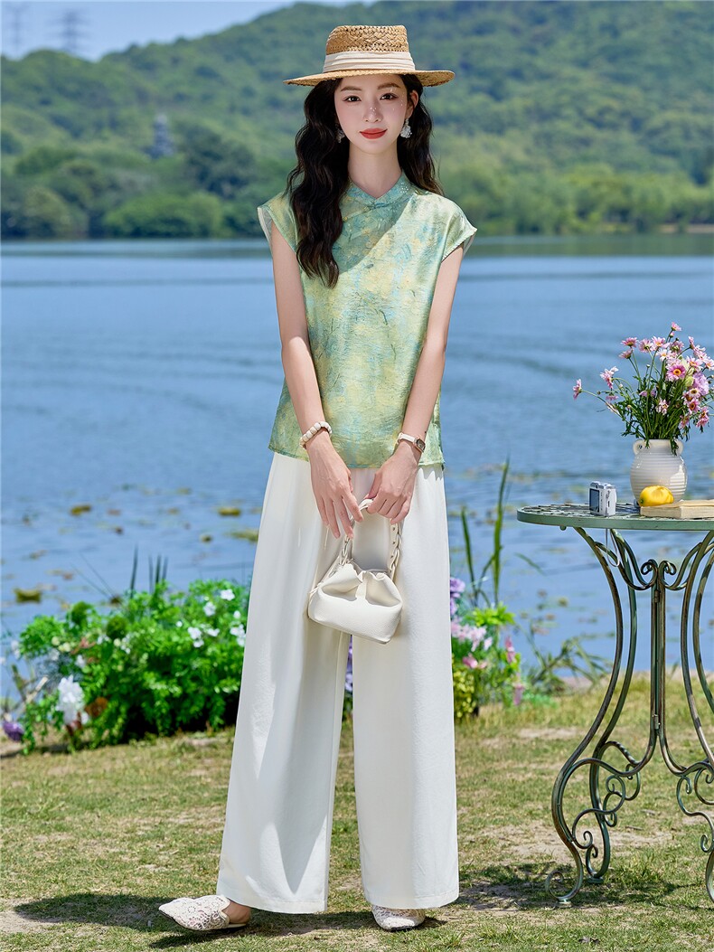 2026年夏季时尚潮流两件套女,女装套装/套裙,衣布洛