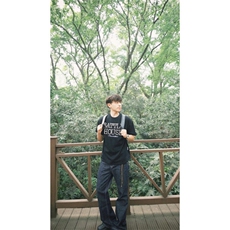 DXT77HH-P42美式复古珍珠短袖t恤男高级感痞帅半袖，男装T恤，星座1007（原301D）