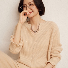 羊绒衫女加厚亲肤山羊绒毛衣内搭针织衫打底衫，女装羊绒衫，五色羊羊绒