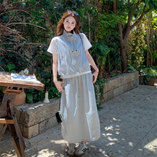 现货主推夏季三件套p185-k285，女装套装/套裙，丝露怡语