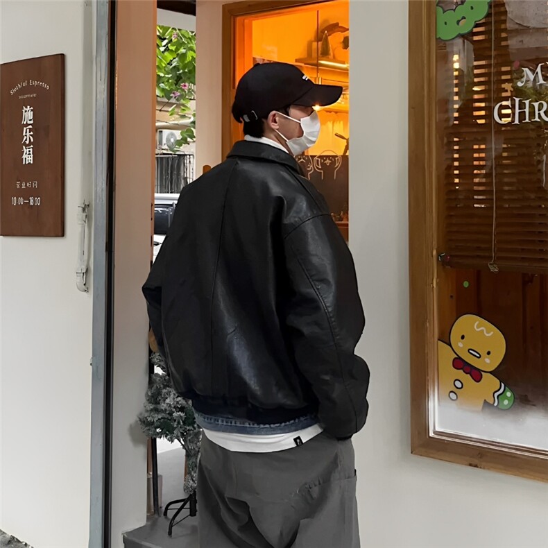 网图现货加厚加棉皮衣飞行员外套1209-1-JK19-P90主推可谈,男装皮衣,星座1209-1