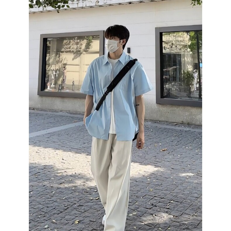 XZ1014-1-CS233-特p35-美式短袖衬衫男,男装T恤,星座1014-1