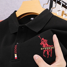 短袖t恤刺绣polo衫休闲上衣潮高端上衣翻领PL2014P32，男装T恤，星座1013-5