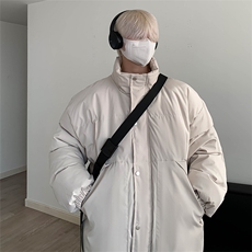 美式高街大口袋立领棉衣外套面包服109特P95，男装棉衣，电商A309
