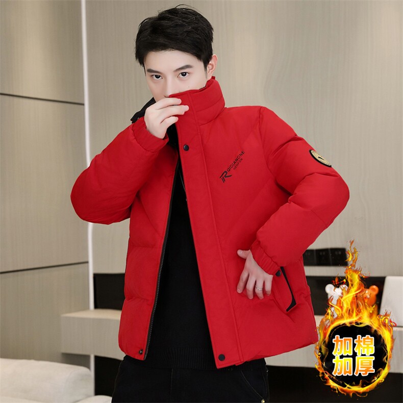 冬季加厚棉衣男休闲时尚青年立领棉衣百搭棉服外套M1801-P78,男装棉衣,星座310B-3