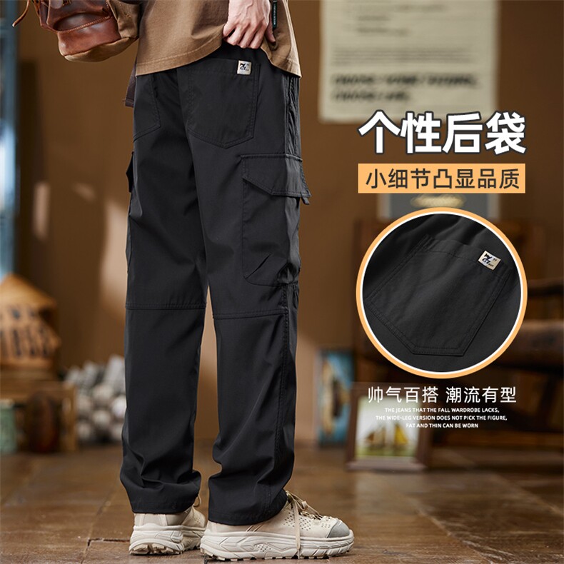 美式工装裤宽松直筒复古男户外休闲加绒长裤子Z9810-P50/加绒P55,男装工装外套,星座509