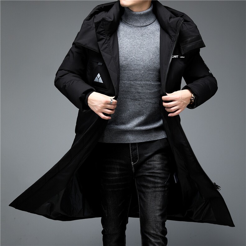 中年白鸭绒羽绒服2023冬季新款中年男士外套爸爸装ALXB8958-P425,男装羽绒服,电商B212（原钱塘6029）
