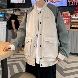 春秋季百搭休闲宽松夹克男士 JK147-P48图片