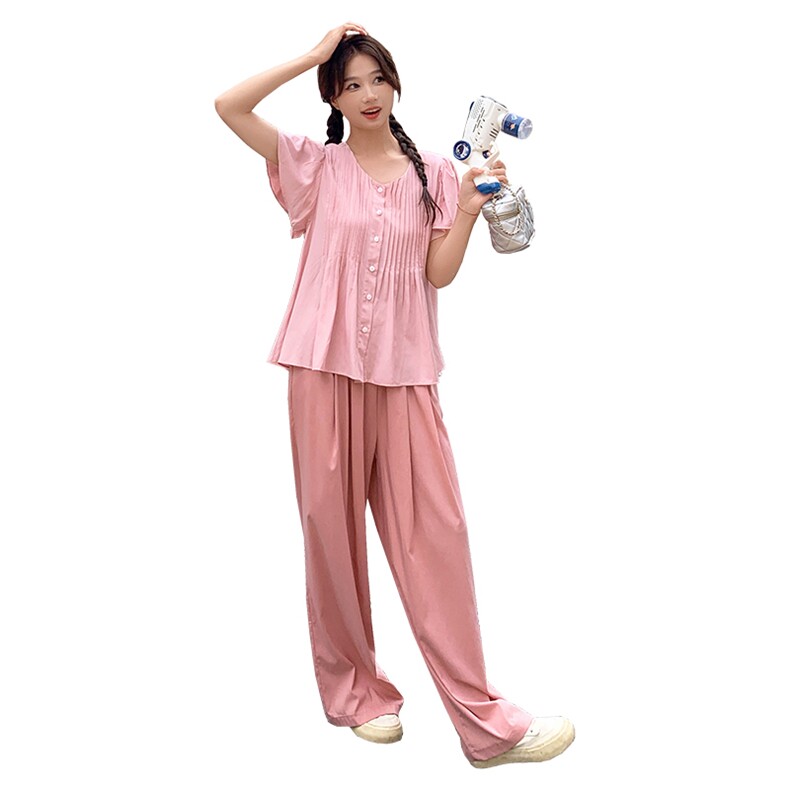 新品现货。粉色套装B081-4716-P125-K178,女装套装/套裙,浙宝276（原081）