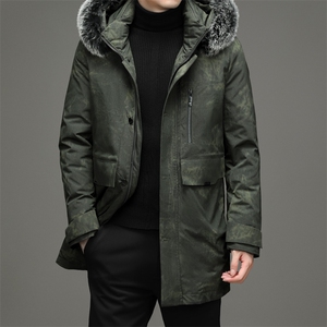 BZL2188钱塘2020-2秋冬新款中年男士连帽休闲保暖羽绒服外套P308图片