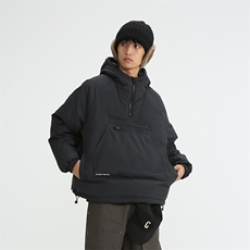 南夏乔装2025冬季新款日系立体贴袋90白鸭绒羽绒袄复古连帽羽绒服，男装羽绒服，电商S006（B521）