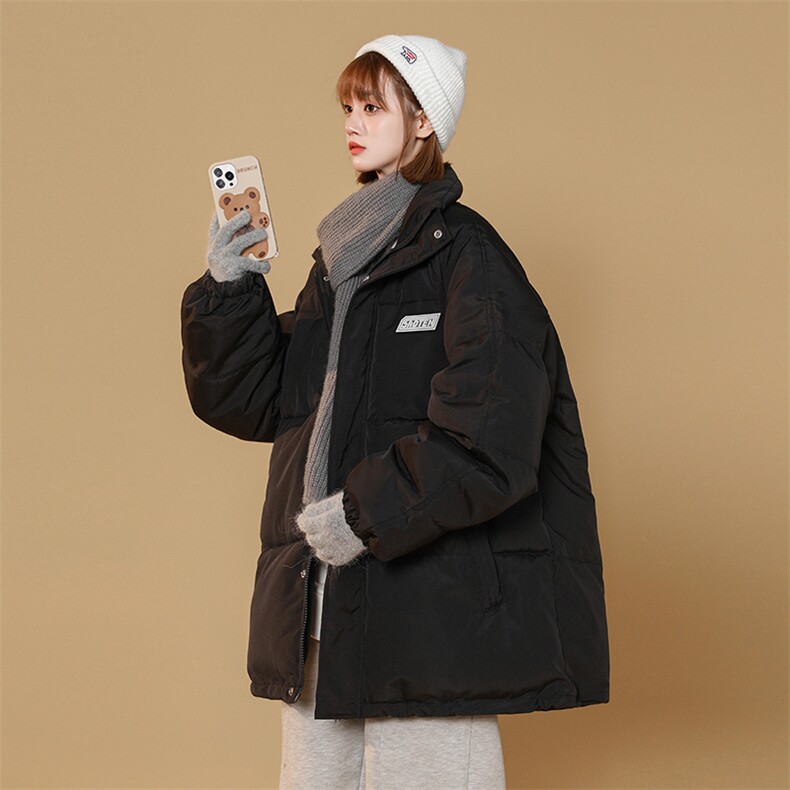 2025冬季新款中性简约百搭棉服加厚棉袄女XZ102A-4-5201-P85,男装棉衣,星座211-2
