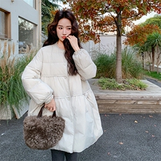 数据好返单现货90绒公主裙摆羽绒服（无毛领）2C277-9528-330，女装羽绒服，2C277
