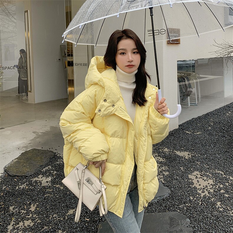 现货2025新款鹅黄短款面包棉服浙宝035/款号5822P160/K258,女装棉衣/棉服,2C053