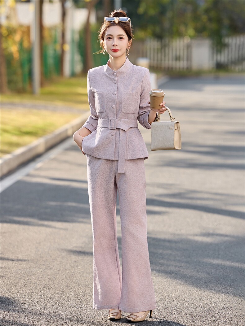 2026春季港新款淑女气质收腰御姐炸街两件套套装,女装套装/套裙,伊仟回