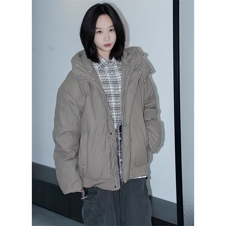 M801-P1032025冬季加厚男女款棉服保暖冬装宽松百搭棉衣面包服,男装棉衣,电商B323A