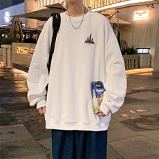 5038-P25春季新款现货印花色圆领卫衣男外衣男士250G，男装卫衣，星座1204