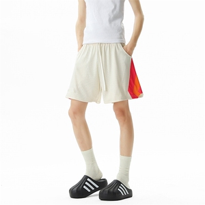 02夏季男美式速干健身四分裤网眼透气运动裤XZ211-1-K2533-P45图片