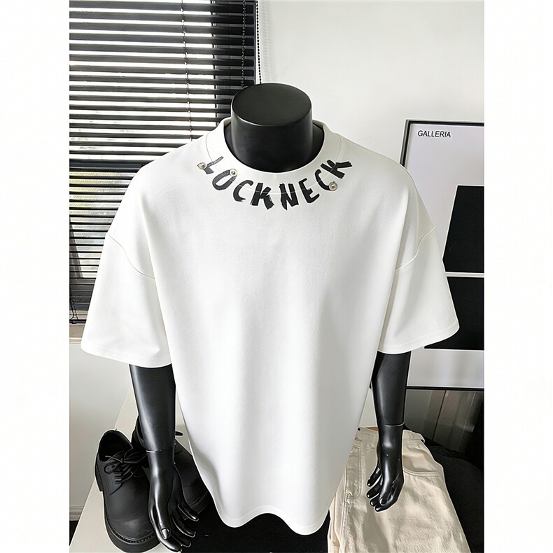 纯棉T恤设计感短袖原创小众运动T恤美式日系T1016-1T335P32K59，女装T恤，星座1016-1（原电商B408-1）