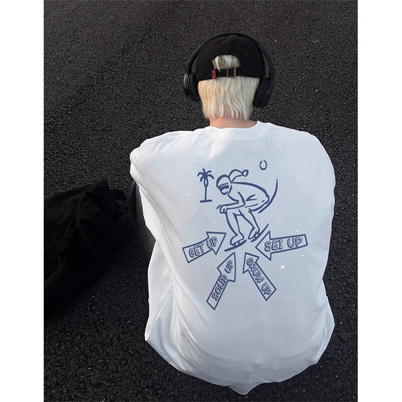 可48小时发货支持抖音得物来样二开美式满天星亮片短袖T恤MTX661,男装T恤,电商A486-1