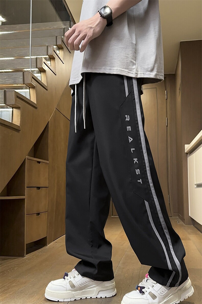 美式高街潮流宽松休闲裤潮牌运动裤A161-K605-P35,男装休闲裤,电商A161