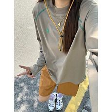 现货原版对色高品质罗口领子速干防嗮骑行早秋运动T恤A698-P35，女装T恤，星座1505