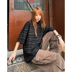 设计感小众短袖t恤男女ins潮夏季宽松圆领纯色休闲上衣XF20-P39，男装T恤，星座1001-1
