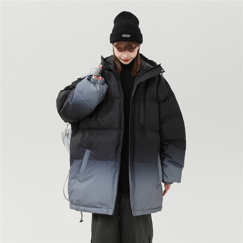 中性风白墙防水渐变色冲锋衣棉衣女聚酯纤维MY77095P120控168,男装夹克,星座227-7