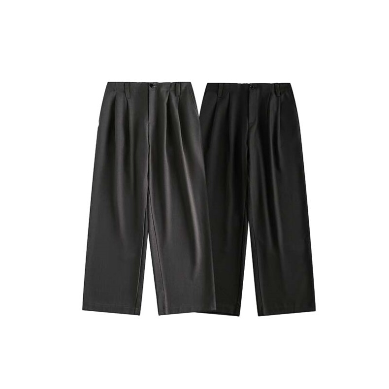 日系轻熟风宽松阔腿休闲西裤K98-P65，男装休闲裤，星座702-1