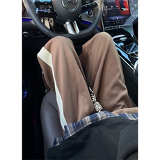 秋季新款休闲裤男直筒裤拼色卫裤K7720-P50加绒P60控68加绒控78，男装休闲裤，星座209-2