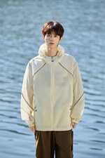 UPF50+有报告凉感轻薄透气宽松大码潮流防晒服DQC658-P48，男装防晒衣，电商B306