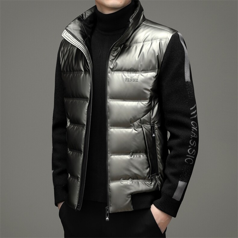 V9179钱塘2020-3羽绒服冬季鸭绒男士冬季外套加厚保暖P180,男装羽绒服,钱塘207-3