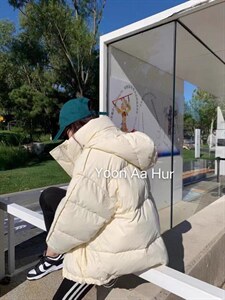 韩版面包服羽绒图片