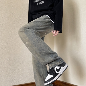 新品男士百搭青少年牛仔长裤男裤子N753-P45图片