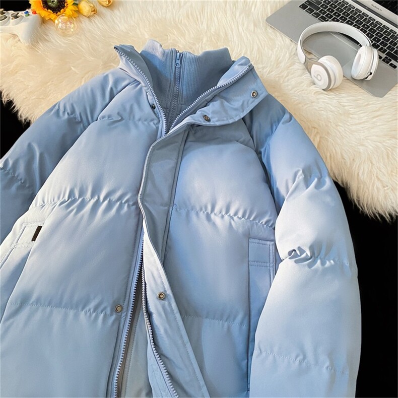 特批85多巴胺色系多配色棉服假两件加厚棉衣外套M8862P-85,男装棉衣,电商A128