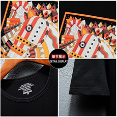 新款高品质套头短袖燙钻潮休闲圆领T恤夏季大码简欧上衣A2525-P63，男装T恤，电商A227B（原钱塘4066-1）