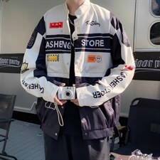 男秋季潮街头可拆卸外套情侣机车夹克短上衣宽松美式WT17P70，男装夹克，星座1116-2