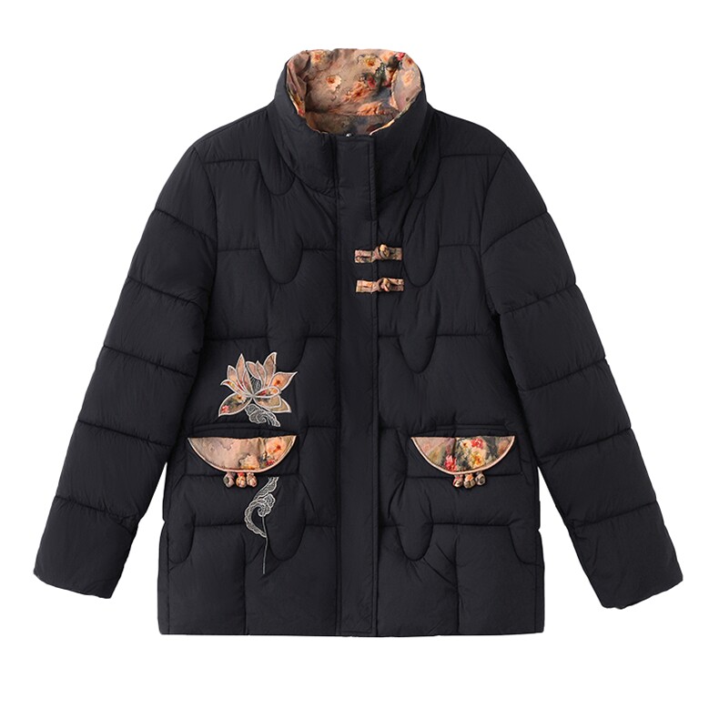 中式古典风棉服现货,女装棉衣/棉服,锦绣伊人