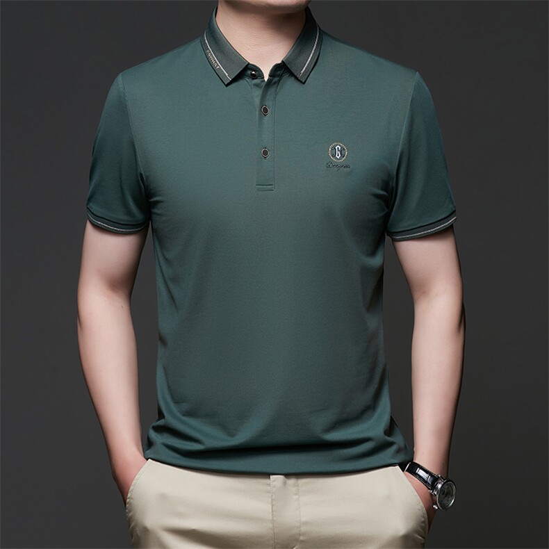 夏季新款短袖POLO衫中青年男士宽松男上衣打底体恤衫MY3106-P57,男装Polo衫,星座1105-3