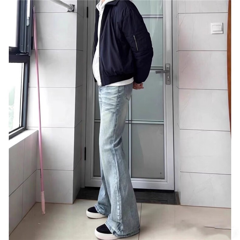 1506/QT89010/P44港风潮男夏季新款牛仔裤嘻哈ins潮高街潮流痞帅,男装牛仔裤,星座1506
