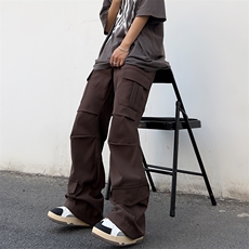中腰休闲裤时尚潮牌新款慵懒宽松型长裤青春流行男SC917P45，男装休闲裤，星座1116-2