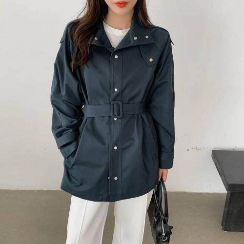 秋款短版风衣ml两号，女装风衣，BAIBIANYIYI