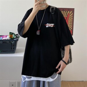 夏季半袖休闲t恤港风打底衫潮流短袖A210-A8303-P28控38图片