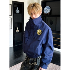美式复古夹克男潮牌宽松短款boxy工装立领外套春JB1054，男装夹克，星座1116A（原606A-3）