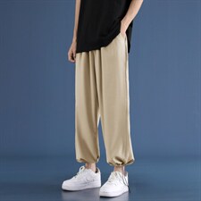 男士休闲春夏季宽松九分卫裤男韩版潮束脚裤子  2023-特批20图片